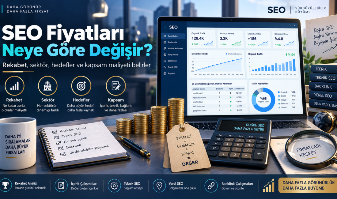 Dijital pazarlama alanında önemli artıları olan işlemlerin başında gelen SEO