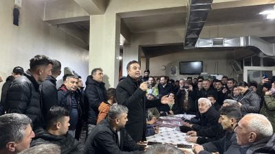 Balıkesir Büyükşehir Belediye Başkan Adayı Ahmet Akın, ziyaret ettiği Altıeylül’e