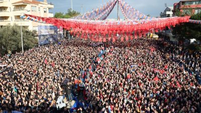 Cumhurbaşkanı Recep Tayyip Erdoğan, "Miting ve Aday Tanıtım Töreni" için