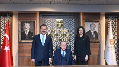 Cumhurbaşkanı ve AK Parti Genel Başkanı Recep Tayyip Erdoğan, Balıkesir