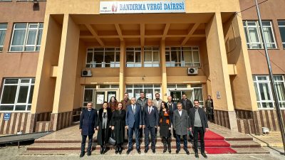 Cumhur İttifakı Bandırma Belediye Başkan Adayı Cemal Öztaylan seçim çalışması