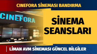 Bandırma sinema seansları, 5-12 Nisan 2024 tarihlerinde Bandırma Liman AVM