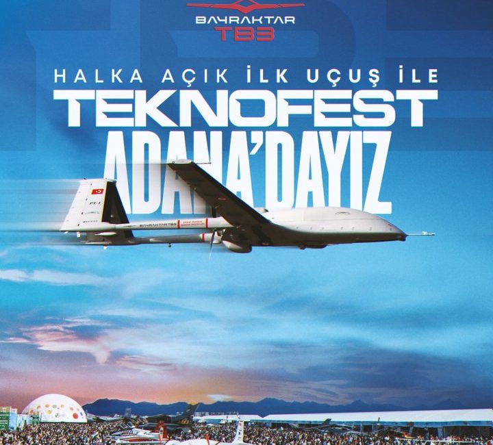 Baykar, yeni insansız hava aracı Bayraktar TB3’ün halka açık ilk