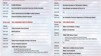 Türkiye Enerji, Nükleer ve Maden Araştırma Kurumu (TENMAK) tarafından düzenlenen