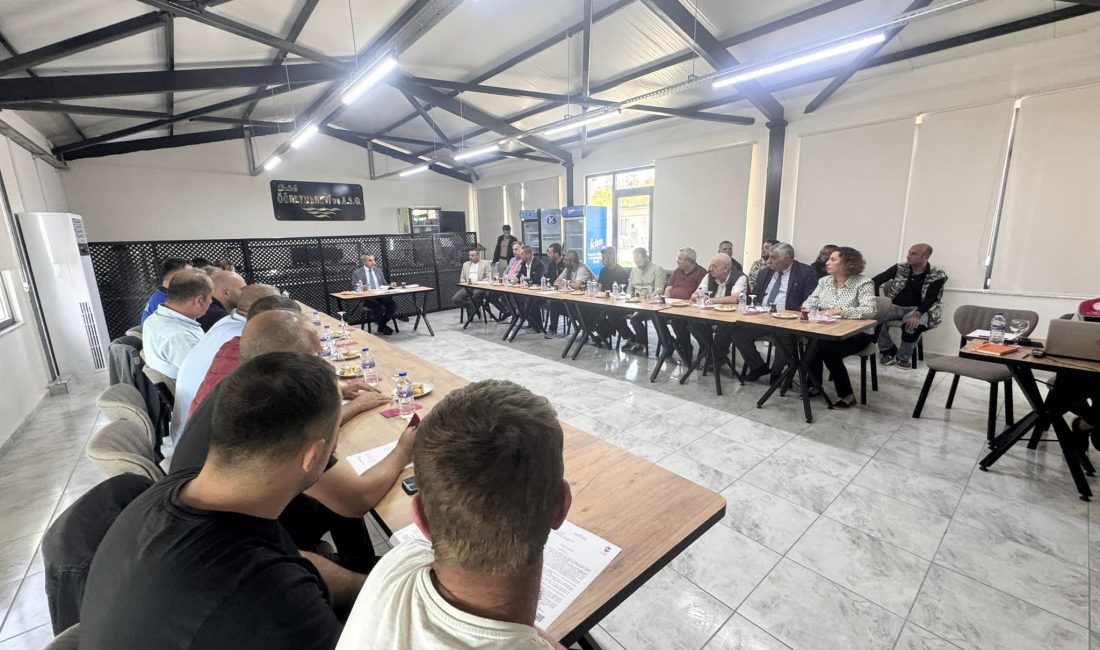 Zeytin hasat dönemi öncesinde olası sorunların önlenmesi amacıyla Erdek’te düzenlenen