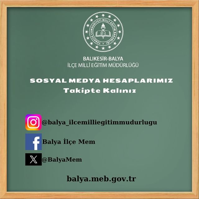 Balya İlçe Millî Eğitim Müdürlüğü, eğitimle ilgili güncel bilgileri ve