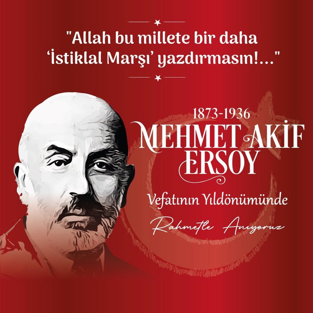 Mehmet Akif Ersoy Vefatının Yıl Dönümünde Anılıyor | Bandirma.com.tr