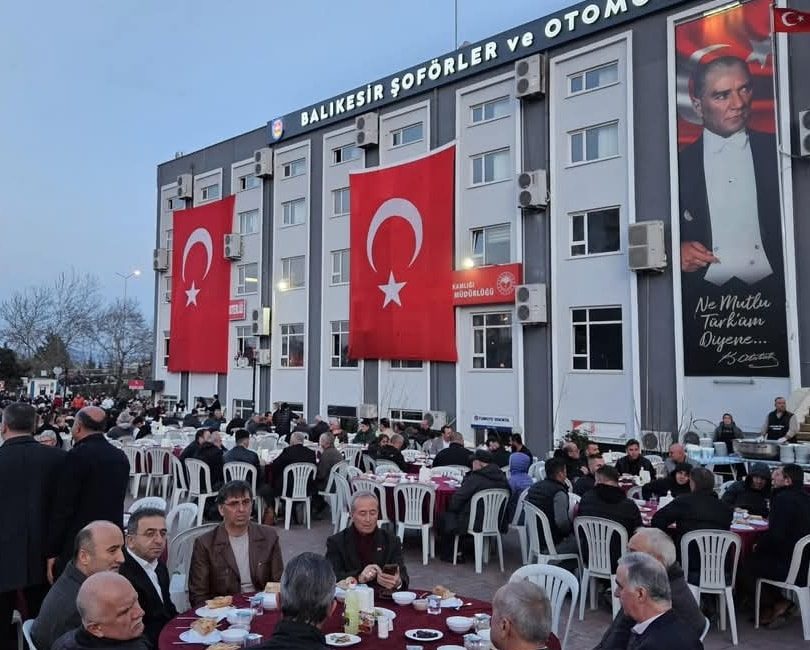 Balıkesir’de Ramazan Birlikteliği Balıkesir Şoförler ve Otomobilciler Odası, geleneksel iftar