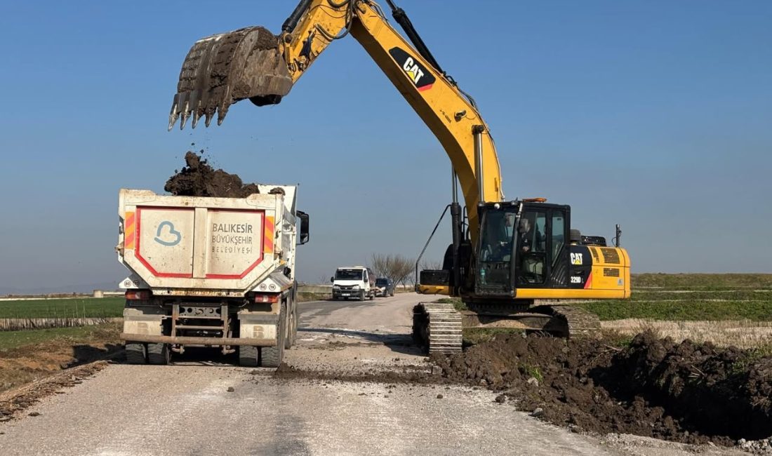 Balıkesir Gönen’de Yıllardır Süren Yol Sorununa Kalıcı Çözüm Balıkesir Büyükşehir