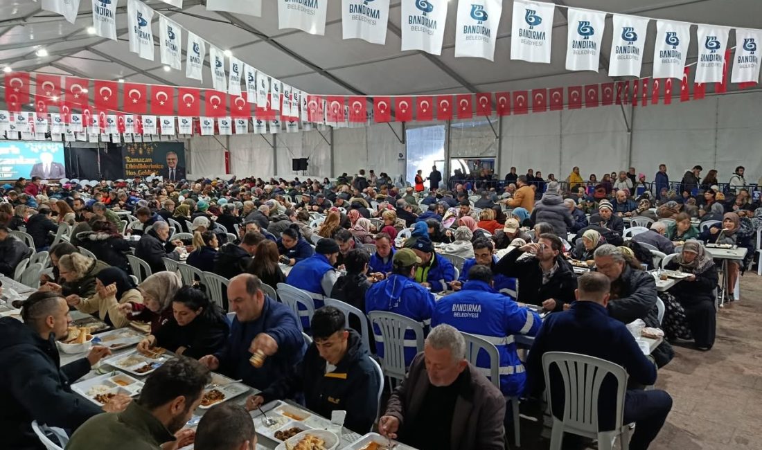 Bandırma’da Ramazan Sofrası Birlikteliği Bandırma Belediyesi, ramazan ayında ihtiyaç sahibi
