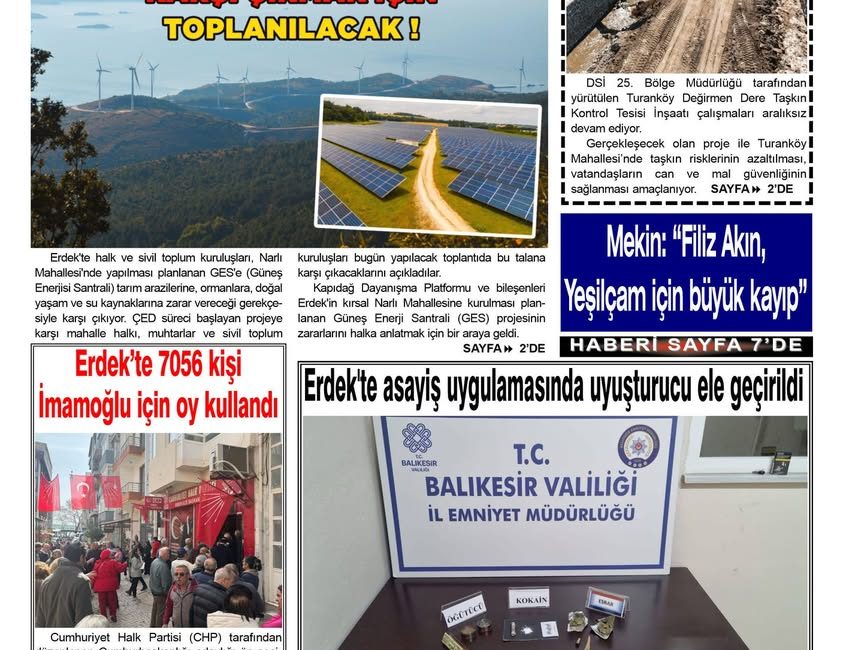 Erdek’te Tarım Sektöründe Yeni Bir Dönem Erdek, Güney Marmara bölgesinde