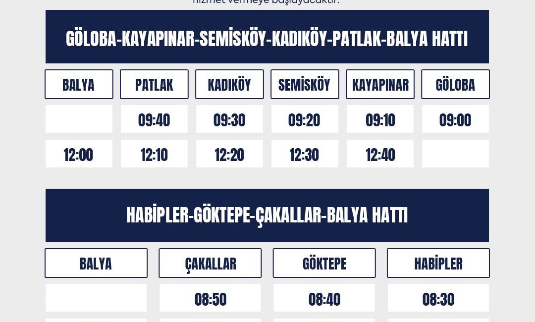 Ring Hizmeti Başlıyor Balıkesir Büyükşehir Belediyesi, kırsal mahallelerde yaşayan vatandaşların