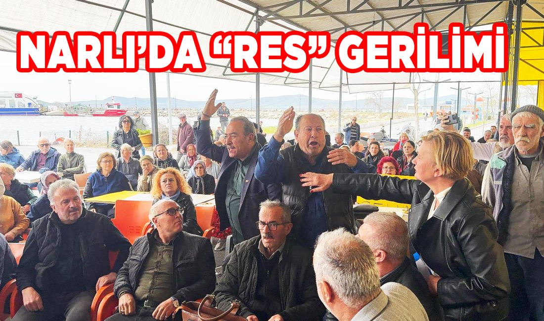 Narlı’da GES Protestosu Balıkesir’in Erdek ilçesine bağlı Narlı Mahallesi sakinleri,