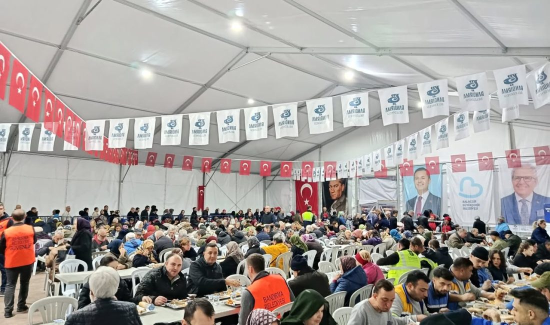 Bandırma Belediyesi’nden Ramazan Sofrası Bandırma Belediyesi, Ramazan ayında ihtiyaç sahibi