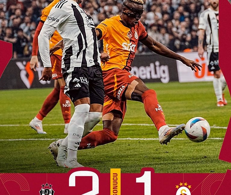 Beşiktaş, Galatasaray’ı Mağlup Etti Süper Lig’in heyecanla takip edilen derbisinde