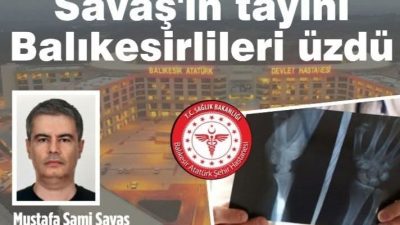 Balıkesir’de Uzun Yıllar Görev Yapan Doktor Tayin Edildi Balıkesir’de 13