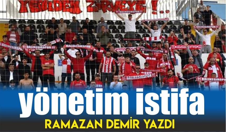 Balıkesirspor’da İstifa Sesleri Yükseliyor Balıkesirspor, İnegöl maçının ardından taraftarlar tarafından