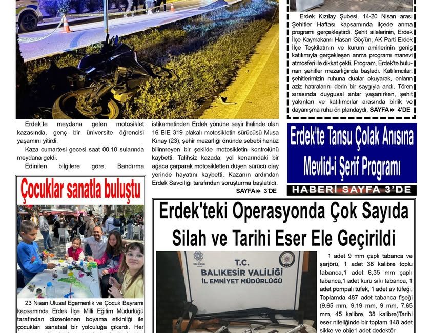 Erdek’te Tarım Sektöründe Canlanma Erdek, Güney Marmara bölgesinde tarımsal üretimde