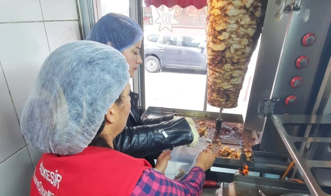 Edremit’te Döner Üreten İşletmeler Denetlendi Balıkesir İl Tarım ve Orman