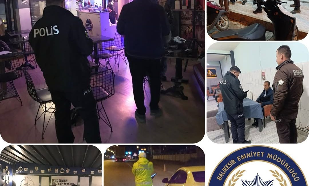 Balıkesir’de Güvenlik Tedbirleri Artırıldı Balıkesir İl Emniyet Müdürlüğü, il genelinde