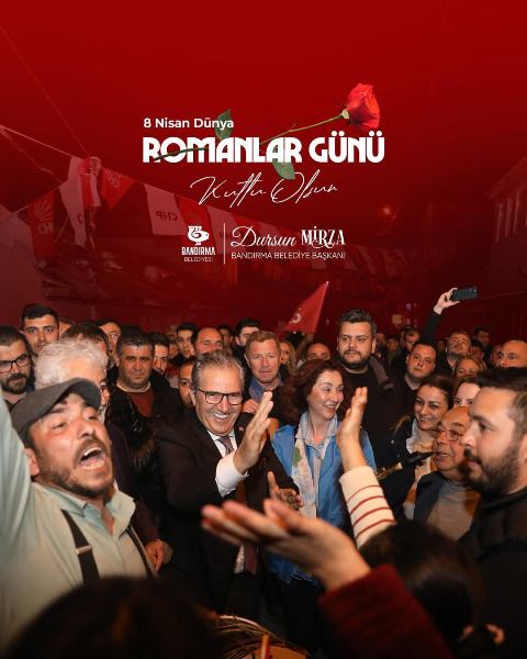8 Nisan Dünya Romanlar Günü Kutlandı Balıkesir‘in Bandırma ilçesinde, 8