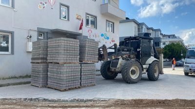 Bandırma’da Mahallelerde Parke Taşı Yenileme Bandırma Belediyesi, ilçe genelindeki mahallelerde