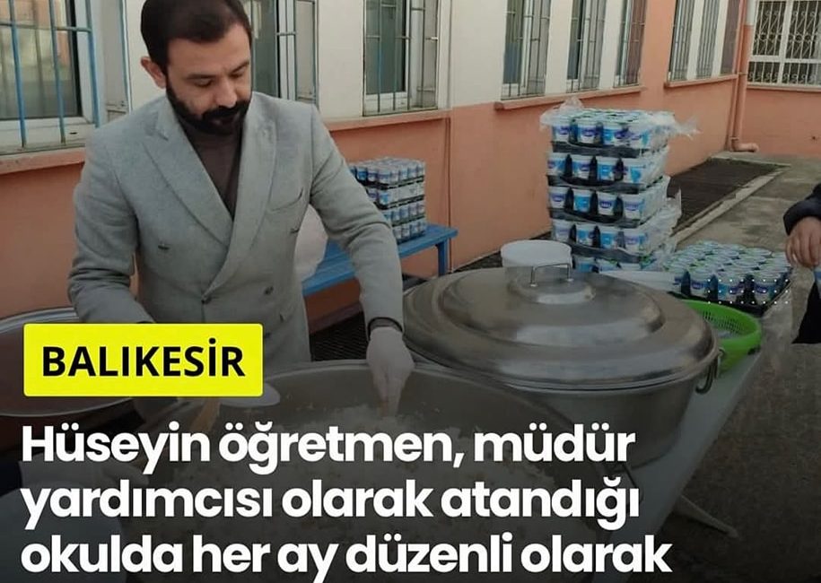 Balıkesir’de Öğrencilere Sıcak Yemek Balıkesir’in Dursunbey Mesleki ve Teknik Anadolu
