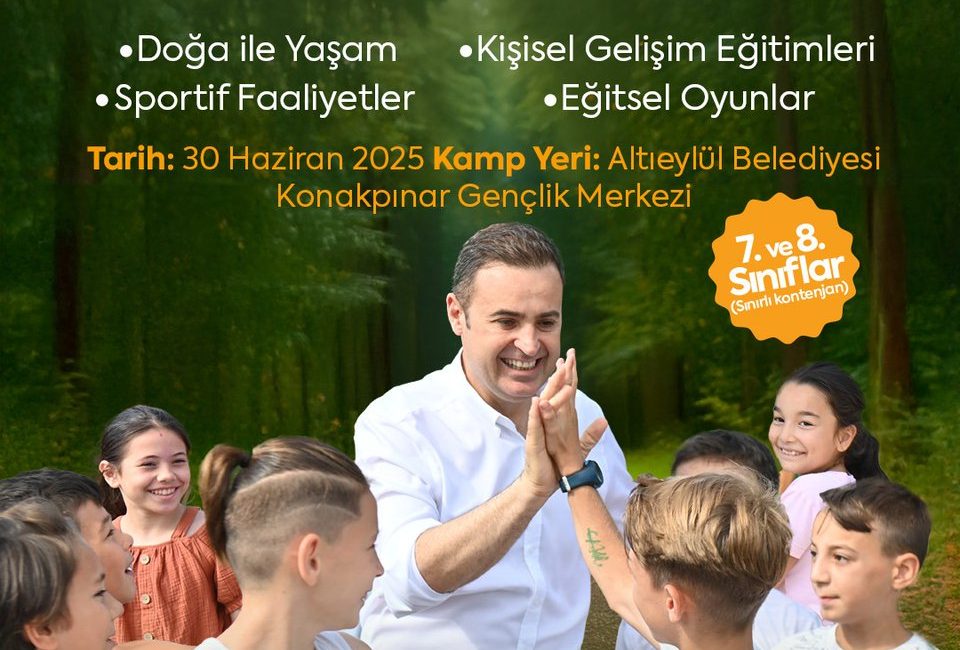 Balıkesir Büyükşehir Belediyesi, öğrencilere yönelik yaz kampı düzenliyor. Büyükşehir Belediye