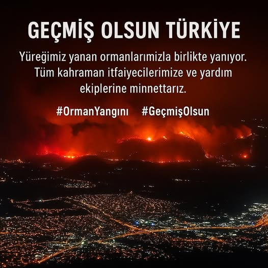 Türkiye genelinde yaşanan orman yangınları büyük üzüntüye neden oldu. Bursa,