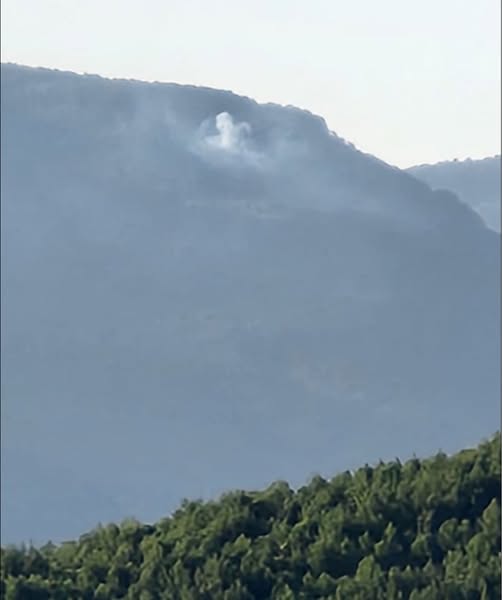 Kazdağları Koşara bölgesinde öğleden sonra başlayan orman yangınına ekipler müdahale