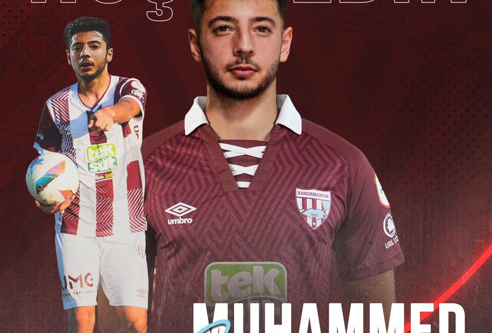 Bandırmaspor, profesyonel futbolcu Muhammed Gümüşkaya ile 2 yıllık sözleşme imzaladı.