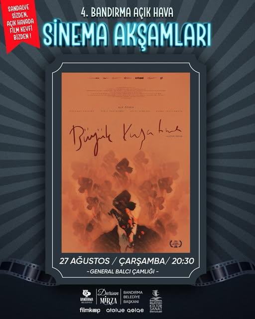 Bandırma’da Açık Hava Sinema Akşamları ile Yaz Keyfi Sürüyor Bandırma