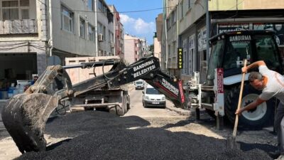 Bandırma’da Asfalt Onarım ve Bakım Çalışmaları Tamamlandı Bandırma Belediyesi, Bandırma’da