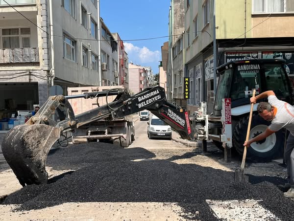 Bandırma’da Asfalt Onarım ve Bakım Çalışmaları Tamamlandı Bandırma Belediyesi, Bandırma’da
