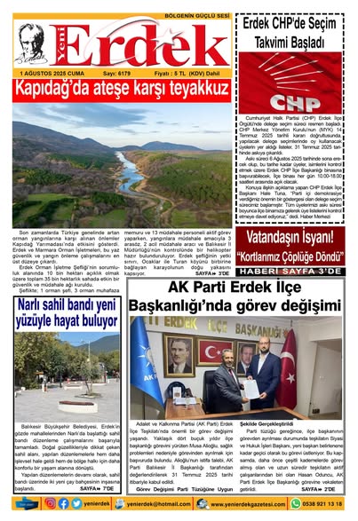 Erdek’te Güncel Gelişmeler: 1 Ağustos 2025 Güney Marmara’nın güçlü sesi