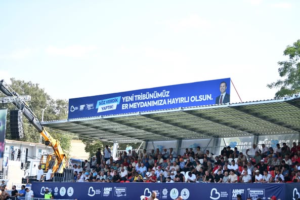 Balıkesir’de bulunan Kurtdere Er Meydanı, Belediye Başkanı Akın tarafından güzelleştirme