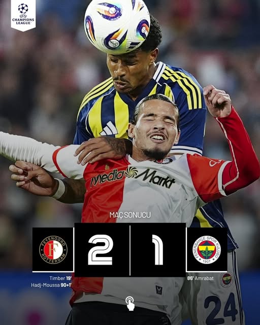 Fenerbahçe, Şampiyonlar Ligi 3. eleme turu ilk maçında Hollanda temsilcisi