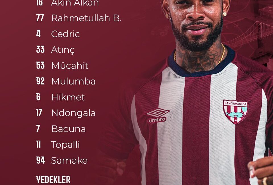 Bandırmaspor, ligdeki maçında Sakaryaspor ile karşı karşıya gelecek. Teknik heyet,
