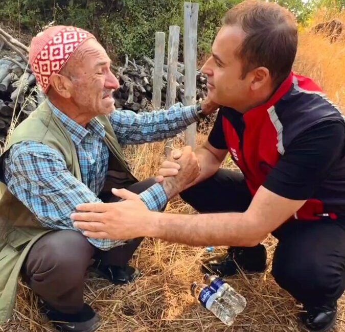 Balıkesir’in Bigadiç ilçesi Köseler mahallesinde çıkan yangın, yerleşim yerlerini de