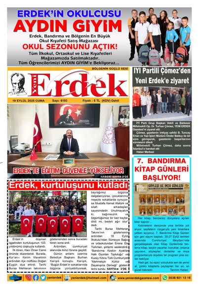 Erdek’te Güncel Olaylar Erdek’te 19 Eylül 2025 Cuma günü yaşanan