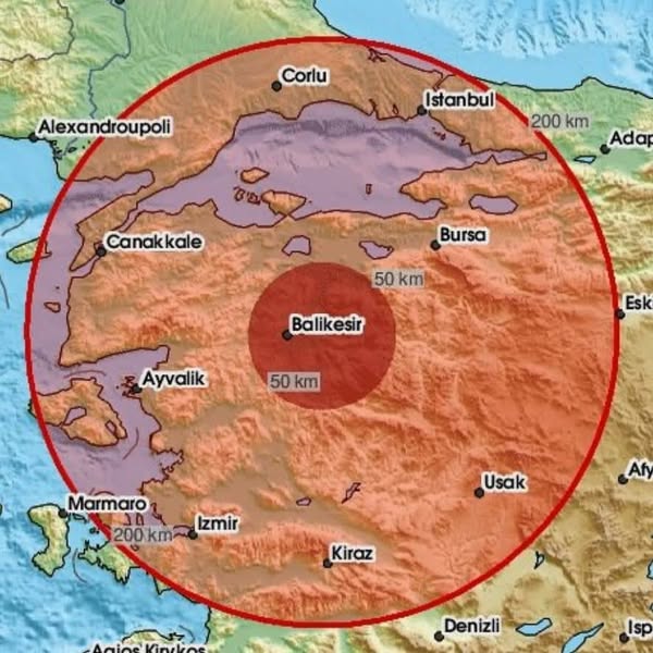 Kütahya’nın Simav ilçesine bağlı Yemişli mahallesinde deprem meydana geldi. Afet
