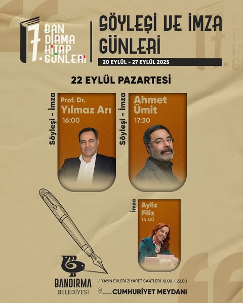 Bandırma Kitap Günleri Cumhuriyet Meydanı’nda Start Alıyor Bandırma Belediyesi tarafından