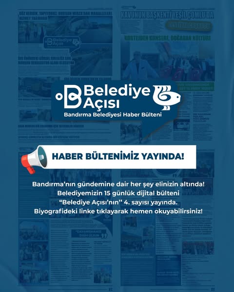 Bandırma Belediyesi’nin Güncel Çalışmaları Bandırma Belediyesi, kent genelindeki çalışmalarını, projelerini