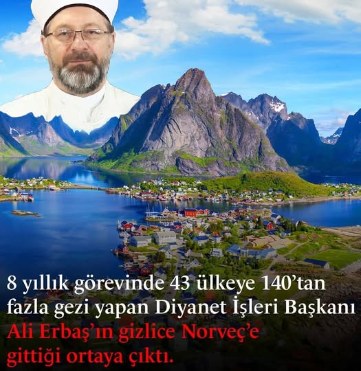 Diyanet İşleri Başkanı Ali Erbaş’ın, 8 yıllık görev süresi boyunca