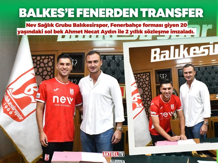 Balıkesirspor, yeni sezon öncesi kadrosunu güçlendirmeye devam ediyor. Nev Sağlık