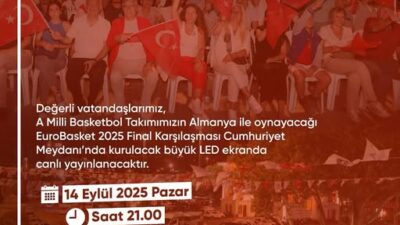 Milli Takım Coşkusu Meydanda Yaşanacak Bandırma Belediyesi, A Milli Basketbol