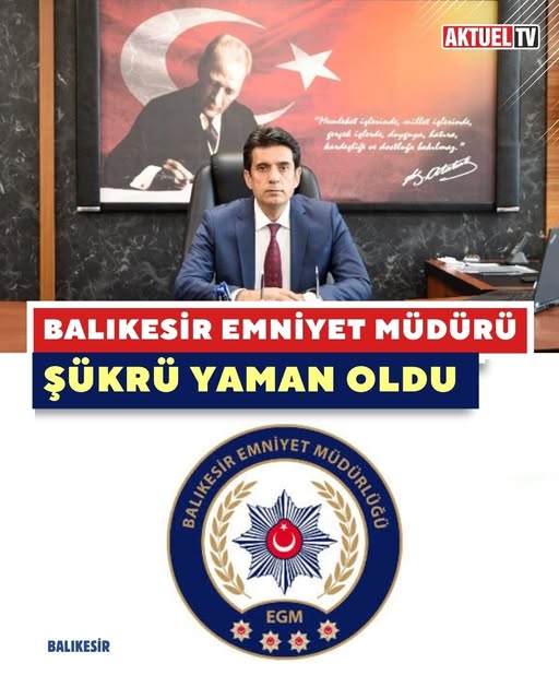 Balıkesir Emniyet Müdürlüğü’nde görev değişimi yaşandı. Balıkesir Emniyet Müdürü Hasan