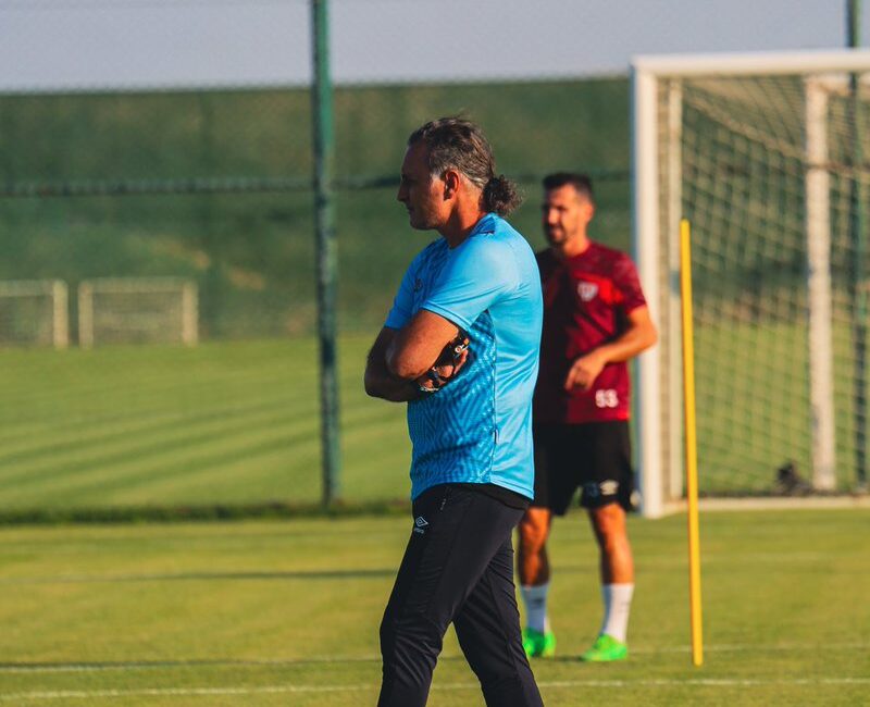 Bandırmaspor, 3 günlük izin süresinin ardından bugün yapılan antrenmanla çalışmalarına