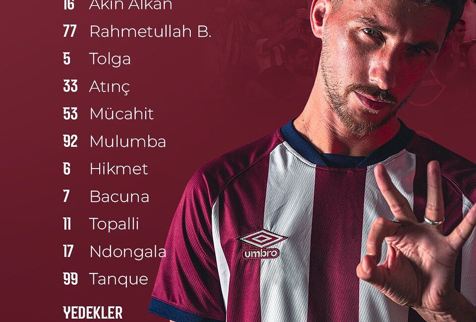 Bandırmaspor, Serik Spor ile karşılaşacağı maç için ilk 11 ve