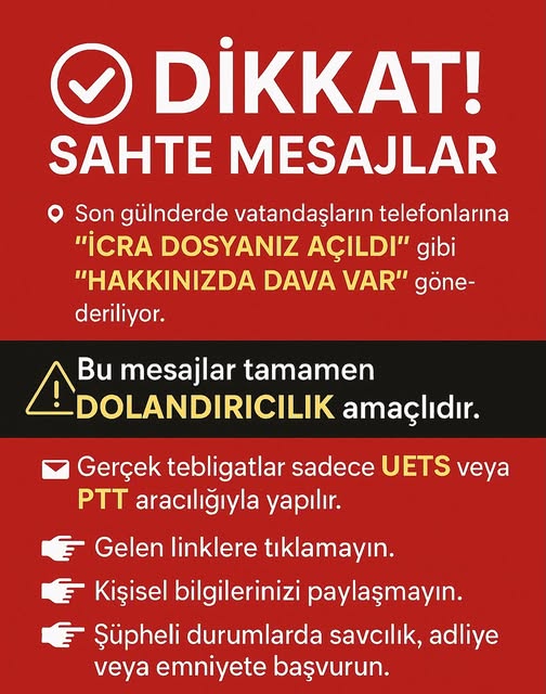 Gönen’de son günlere damgasını vuran sahte mesaj dolandırıcılığı, vatandaşları endişelendiriyor.